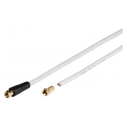 Vivanco Receiveranschlusskabel 110dB, 10m (110 dB, SAT Kabel) (VVSAT100MFDBW)