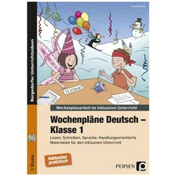 Wochenpläne Deutsch - Klasse 1, Schulbücher von Ines Bischoff