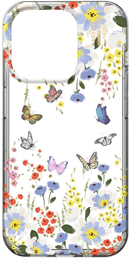 iPhone 15 Pro iDeal Of Sweden Clear Case - Artistic Garden