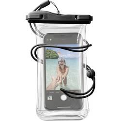 Cellularline Fenstertasche Universal Universal Transparent, Schwarz Mit Handschlaufe, Mit Umhängeschlaufe, Wasserdicht SOFTGALA35T