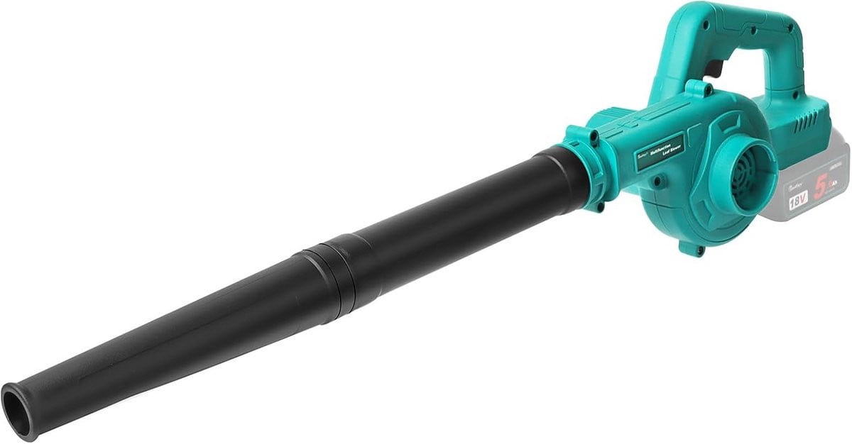 Draadloze Bladblazer Zwart - Luchtblazer Ventilator - Lengte: 76 cm - Compatibel met 18V Accu