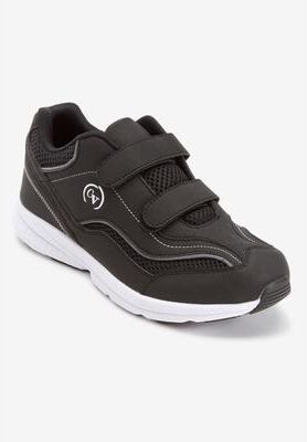 Women's CV Sport Ina Sneaker by Comfortview in Black (Size 10 M)