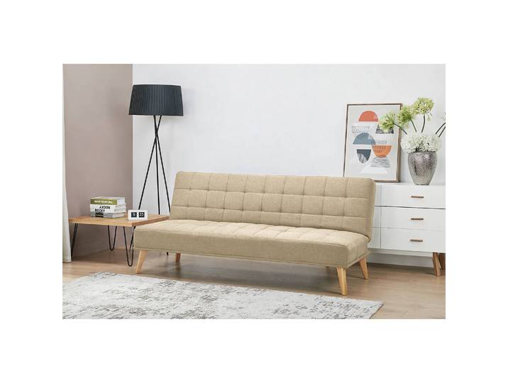 Schlafsofa Caribe Beige/Beige Filz Blix 180 x 81 x 86cm Skandi