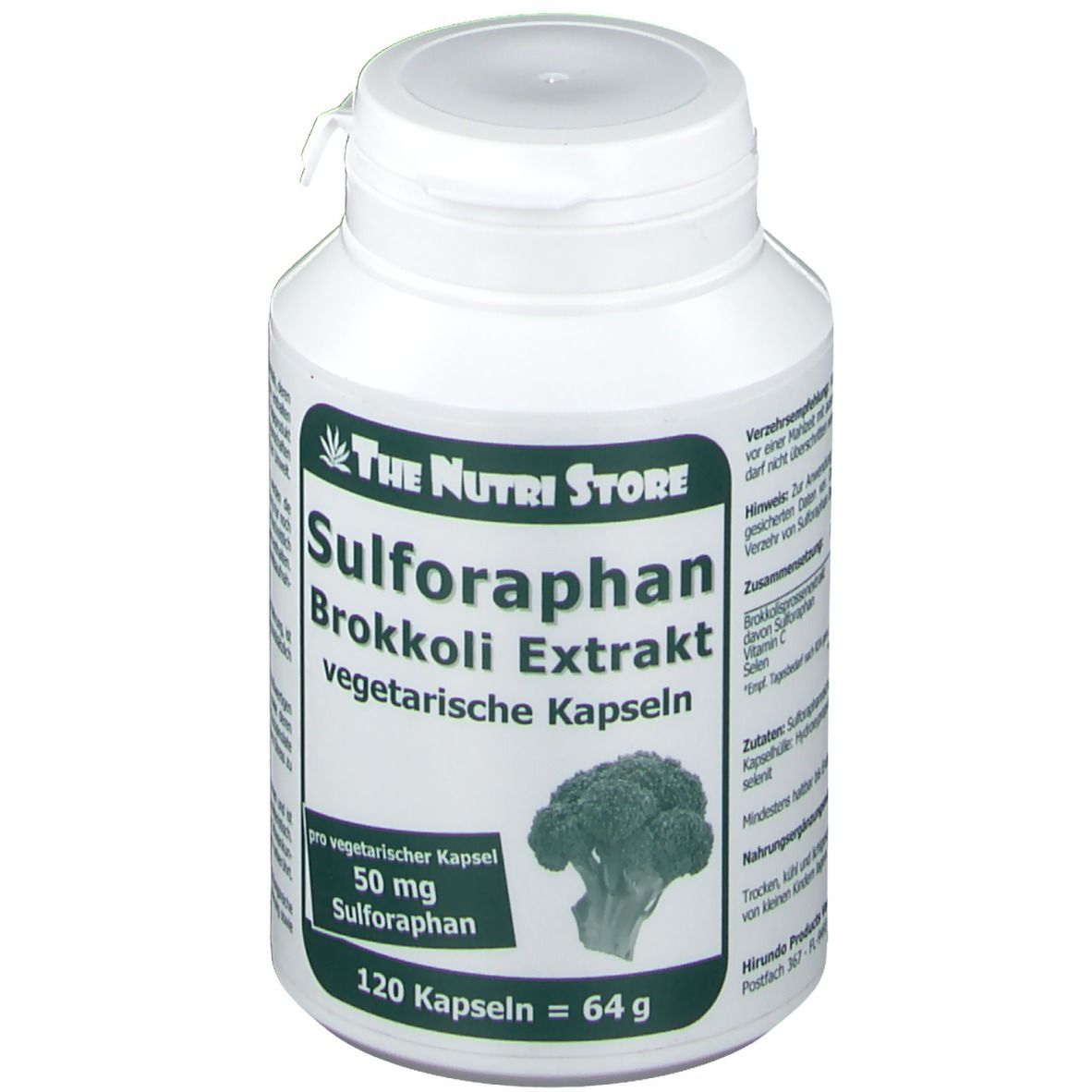 Sulforaphan Vegetarisch Kapseln 120 St