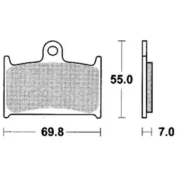 TRW Bremsbelag MCB 690 mit Zulassung