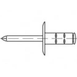 TOOLCRAFT TO-5455245 Offene Blindniete 4 mm 500 St.