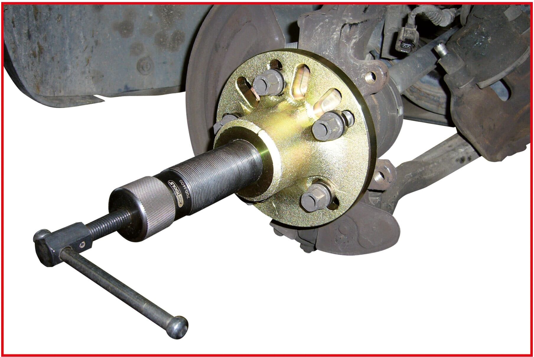 KS Tools Radnaben- und Gelenkwellen-Demontage-Satz, 7-tlg., 7001410 (700.1410)