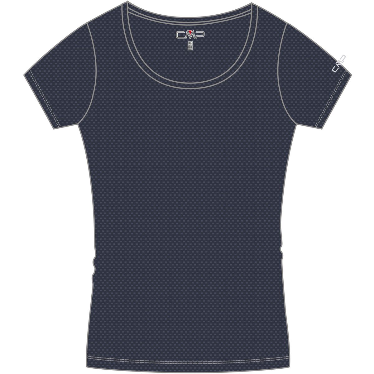 CMP Woman T-shirt antracite (U423) 42 35N5576-U423-42