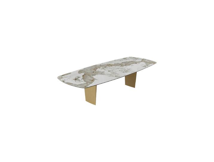 Designer Esstisch „Auguste“ aus Keramik, verschiedene Grössen Akante Design
