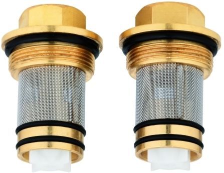 Grohe Rückflussverhinderer Thermostat 14116 DN15 2 Stück chrom