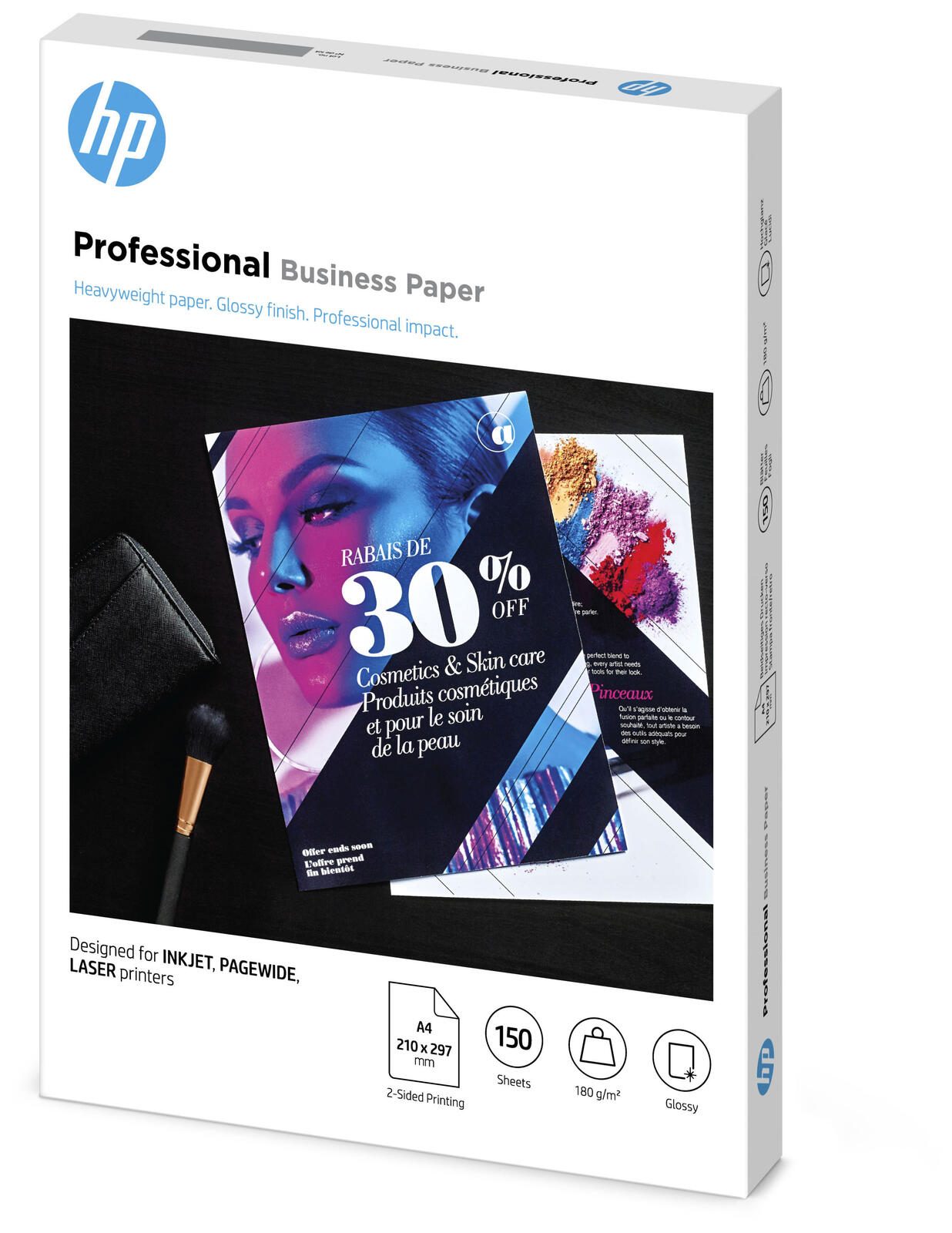 HP Inc. HP Fotopapier Professional Business 3VK91A DIN A4 glänzend 180 g/m²
