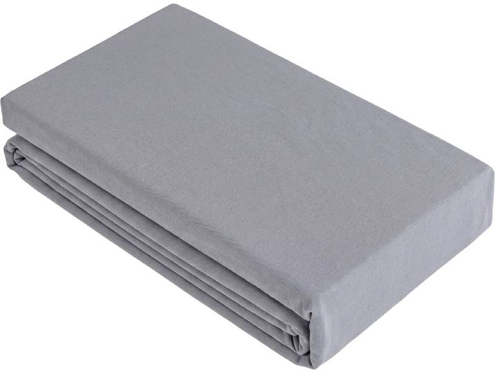 Fixleintuch PERCALE 180x200cm dunkelgrau