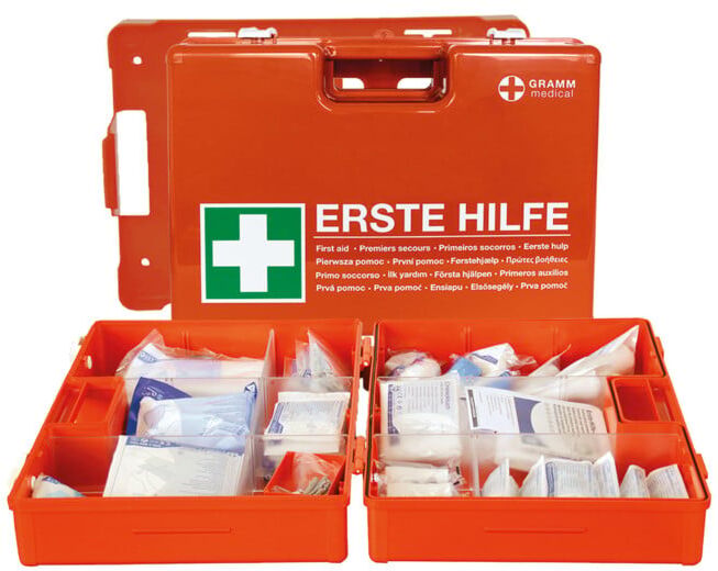 Gramm Medical Trousse de premiers secours MULTI, vide, plusieurs langues (400.035.00410)