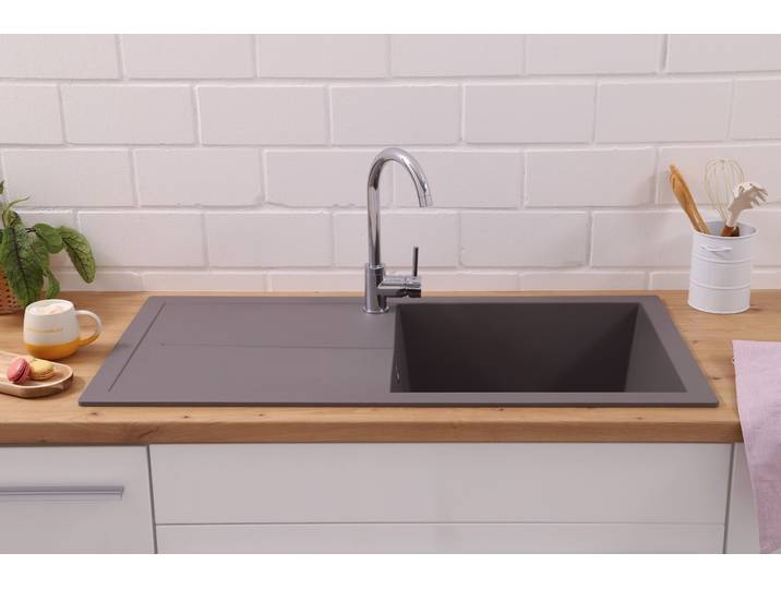Küchenspüle Portland 100cm Grau