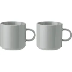 Stelton, Tasse, Becheright grey (200 ml, 2x)