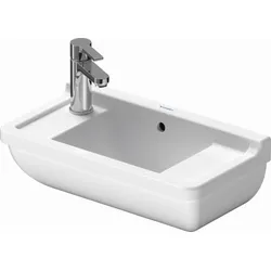 Duravit Starck 3 Handwaschbecken 0751500000 , 50 x 26 cm, Hahnloch Vorstich, weiß