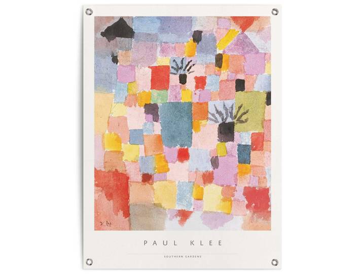 Poster REINDERS Paul Klee II , bunt (farbe bild(er): bunt), B:60cm H:80cm T:0,1cm, Leinwand, Bilder, Poster, Outdoor für Garten oder Balkon