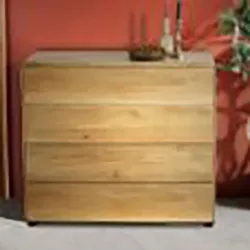 G+K Kommode Skagen Holz Braun Wildeiche