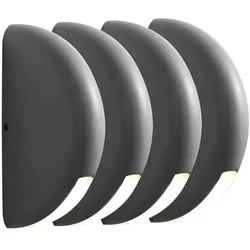 LED Außenwandleuchte Wandleuchte Außenleuchte IP44 Unifarben Glas H 20 cm