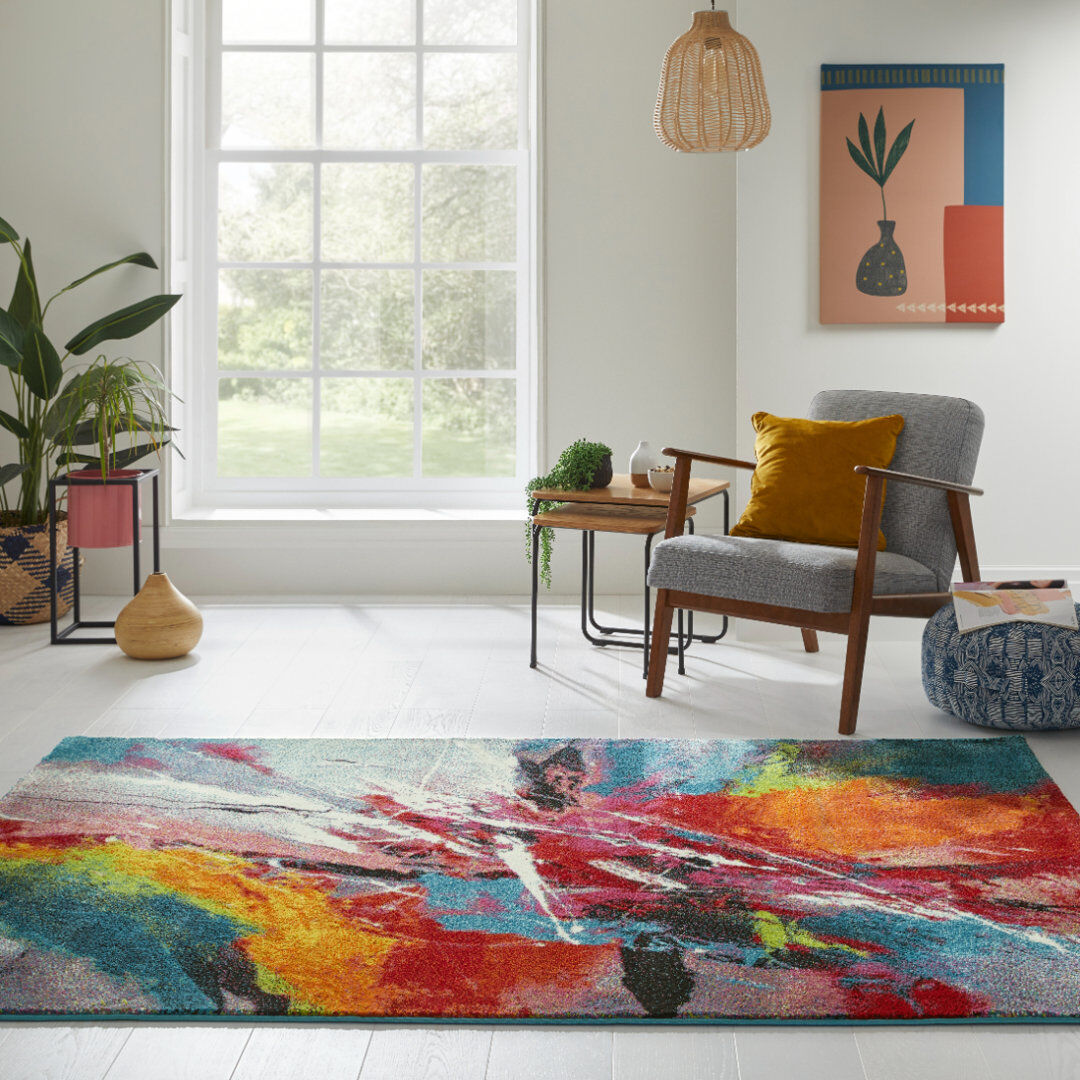 Concept Looms Abstract Area Rug Multicolour Rectangular 200 x 290cm