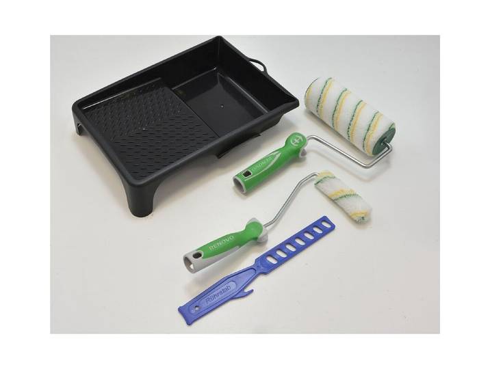 Renovo Maler-Set Kunststoff Schwarz, Wiesengrün 370 x 180 x 70 mm 6 Stück