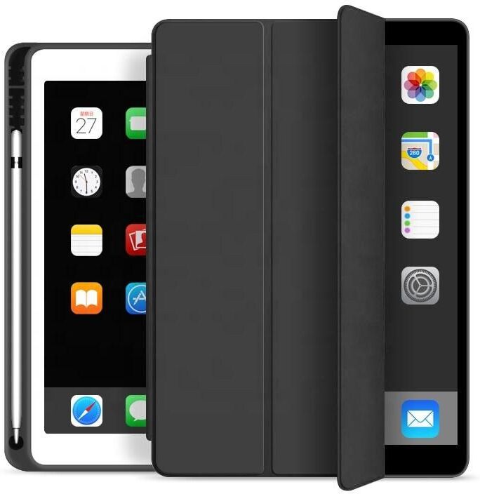 eSTUFF Seattle Pencil Case for iPad 9.7 2018/2017 - Black