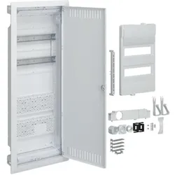 Verteilerschrank Zubehör, KUNSTSTOFF PT HYBRID-SCHALTANLAGE 24M 2X MON IP40 PLATTE 865X335X90 VOLTA PERFORIERTE TÜREN. HYBRID