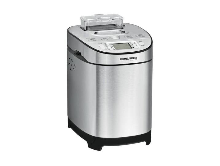 Rommelsbacher Brotbackautomat Rommelsbacher BA 550, 3 Bräunungsgradstufen, 2L Brotbackform, Zutatenfach für Nüsse/Früchte