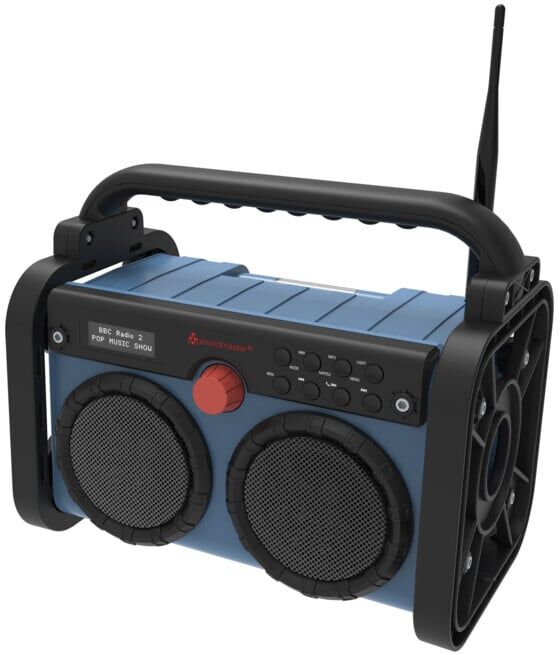 Soundmaster Radio de chantier DAB85BL DAB+/FM Bluetooth noir-bleu (DAB85BL)