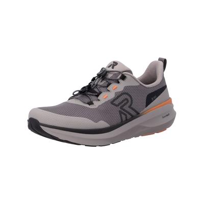 Sneaker RIEKER "Rieker Sneaker Textil", Herren, Gr. 41, grau (grau, orange), Textil, Schuhe Sneaker