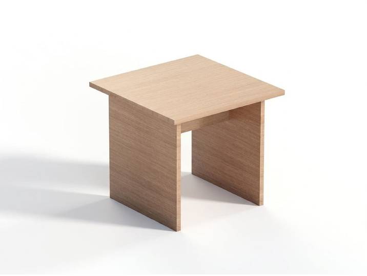Xlmoebel Couchtisch Moderner Holz-Couchtisch in Beige – Funktional und vielseitig, Made in Europa