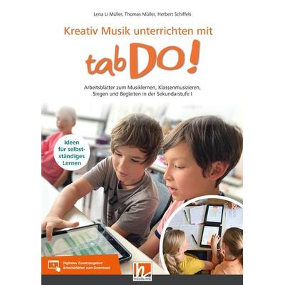 Kreativ Musik unterrichten mit tabDo!, Set von Lena Li Müller,Thomas Müller,Herbert Schiffels, Helbling Verlag, 978-3-86227-566-3