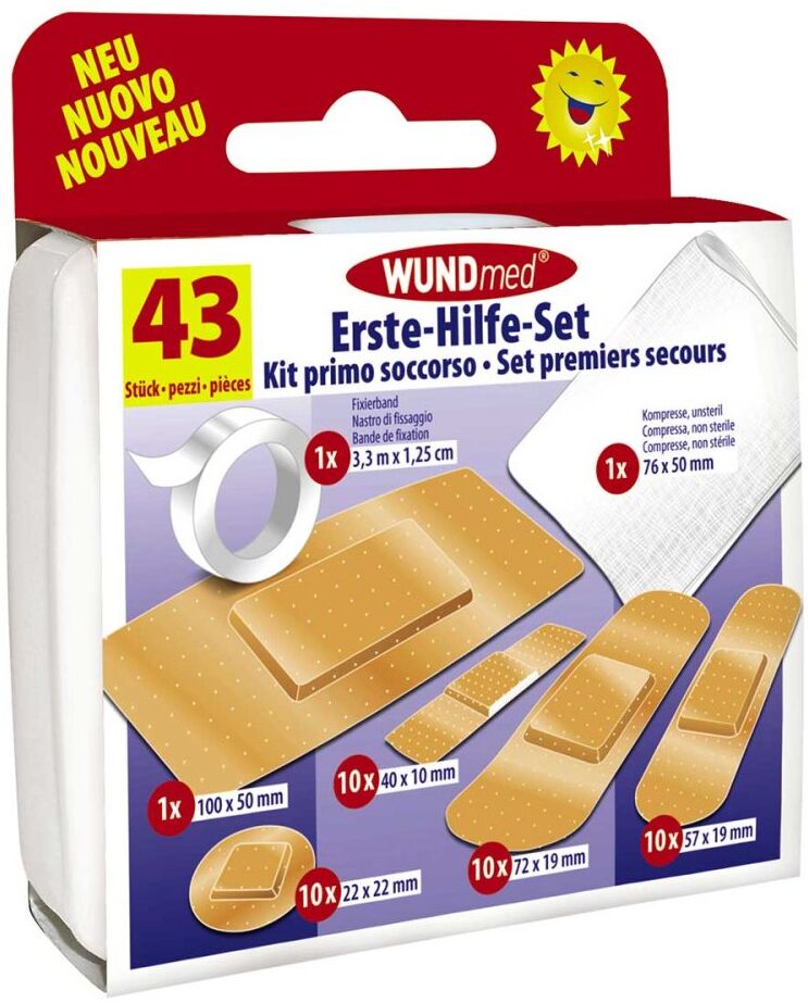 Erste Hilfe Kasten 43teilig
