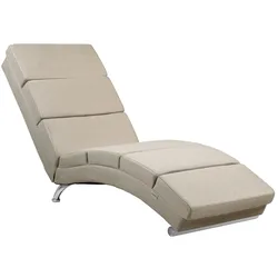 Casaria Relaxliege London Stoff Beige