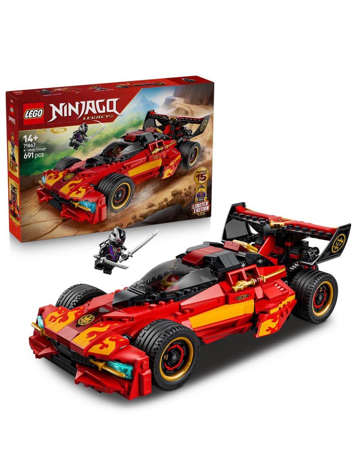 LEGO Ninjago 71867 15-jähriges Jubiläum des X-1 Ninja Supercar