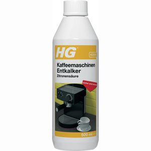 HG Entkalker 323050105, für Kaffeemaschinen, Bio-Flüssigentkalker, für 6 Anwendungen, 500ml
