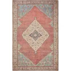 benuta Nest Kurzflor Teppich Lorenzo Multicolor 300x400 cm - Bunter Teppich für Wohnzimmer