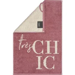 Gästetuch très CHIC (BL 30x50 cm) - rosa - BL 30x50 cm