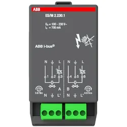 ABB ES/M2.230.1 Elektronisches Schaltaktormodul, 2fach, 230 V 2CDG110013R0011