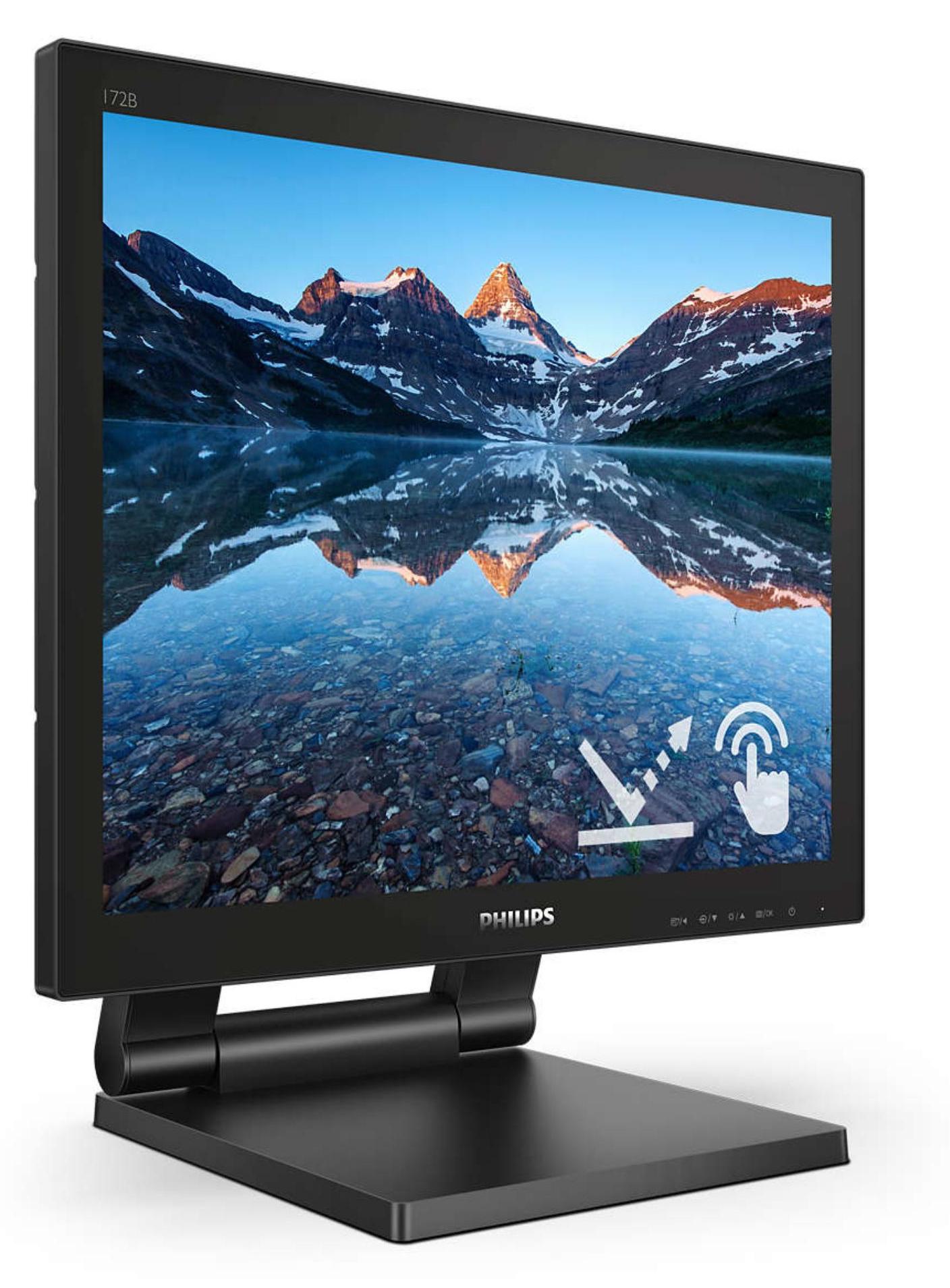 Philips 172B9TL/00, 43,2 cm (17"), 1280 x 1024 Pixel, Full HD, LCD, 1 ms, Schwarz