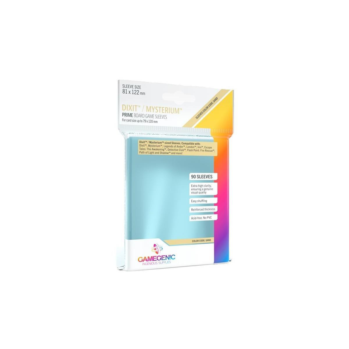 Gamegenic Prime Dixit beschermhoezen voor kaarten, 90 stuks, 81 x 122 mm