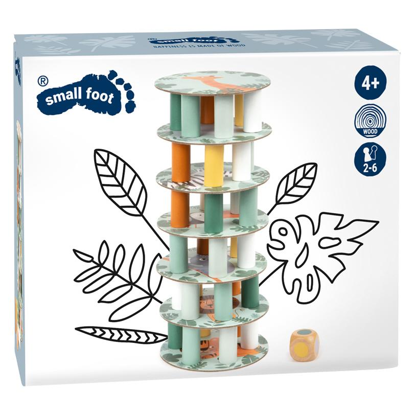 small foot Wackelturm "Safari" (Englisch, Schweizerdeutsch, 2 - 6 Spieler) (11958)