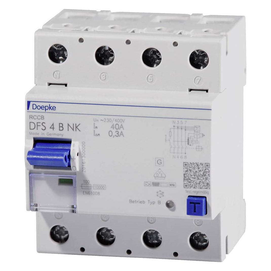 Doepke FISchutzschalter allstromsensitiv DFS4 0404/030B NK 3A (09136995)