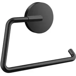 Emco, Toilettenpapierhalter, Papierhalter ROUND ohne Deckel, beweglich schwarz