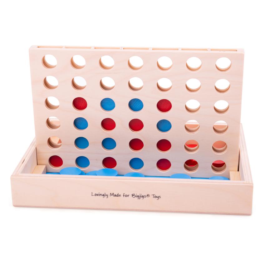 Bigjigs Toys Vier in Einer Reihe (BJ699)