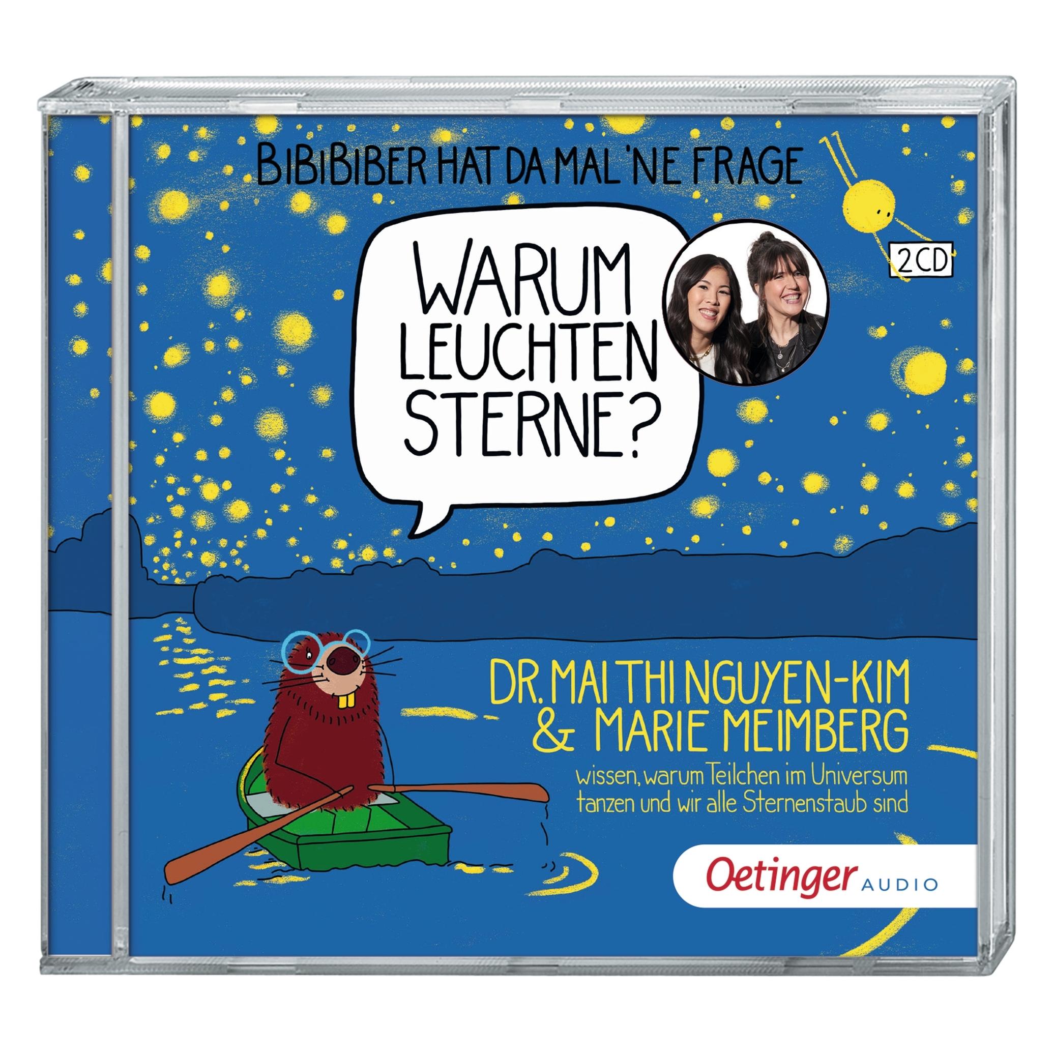 Oetinger BiBiBiber hat da mal 'ne Frage. Warum leuchten Sterne?, 2 Audio-CD (Mai Thi Nguyen-Kim, Marie Meimberg, Deutsch) (8373-9561-7)