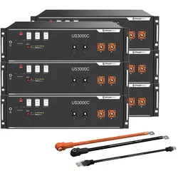 Pylontech 6x US3000D LiFePO4 Batterie 21kWh mit Wechselrichter-Anschlusskabelset - 0% MwSt. (gemäß§12 Abs.3 UstG**)