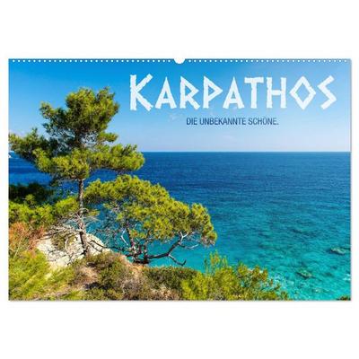 Karpathos – die unbekannte Schöne (Wandkalender 2026 DIN A2 quer), CALVENDO Monatskalender