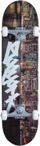 Zoo York Tag Complete Skateboard (Night)  - Black;White - Size: 8"