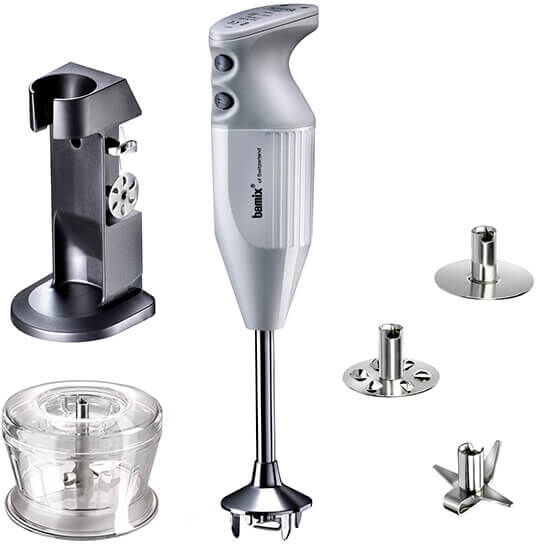 Bamix DeLuxe White 200W Hand Blender